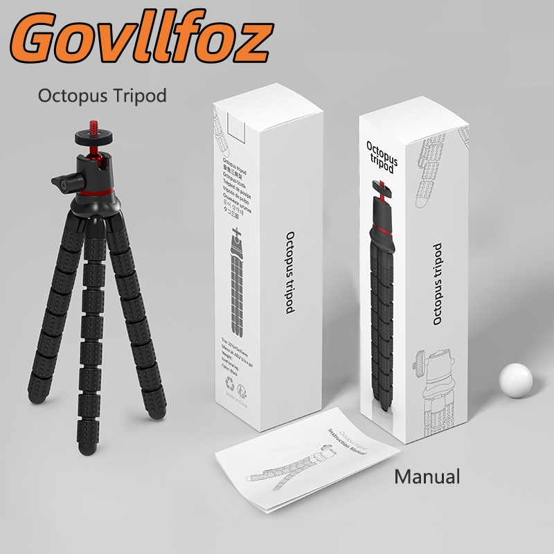 Webcam Stand Clip - Mini Universal Photography Octopus Flexible Tripod