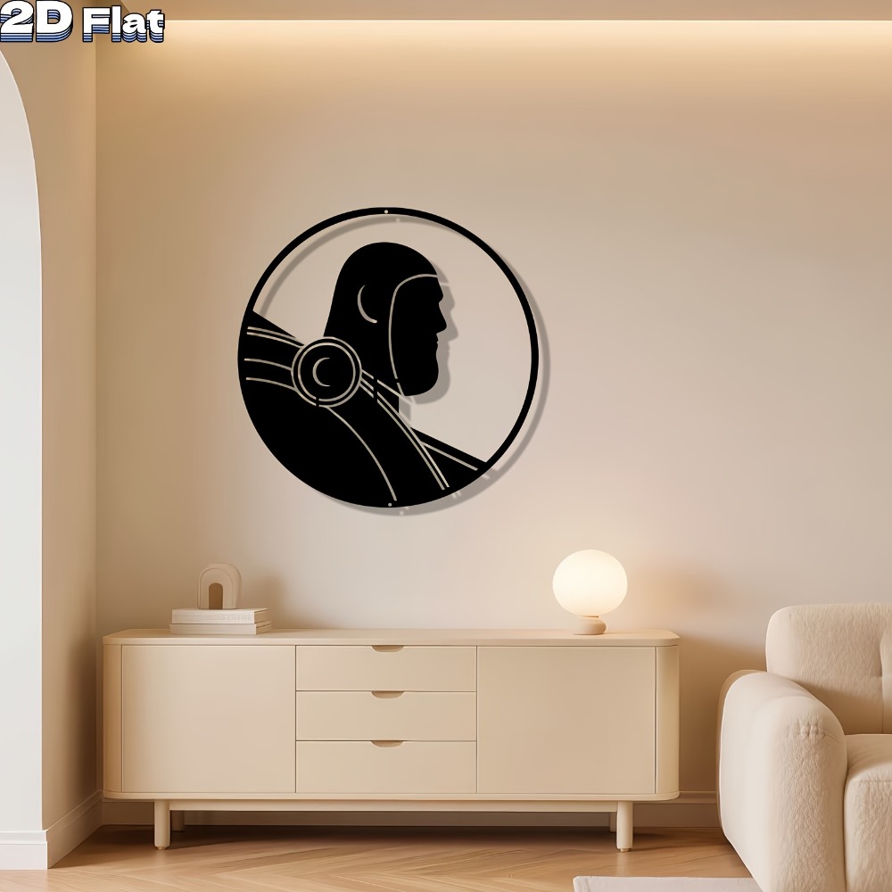 Tech Office Wall Art - CIFbuy ModernRobot Metal Wall Art Iron
