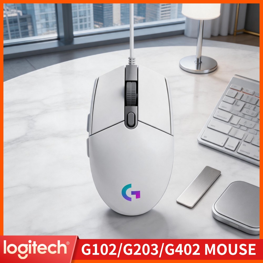 Logitech Mouse G203 - Logitech G203 Wired Gaming Mouse Plug‑And‑Play