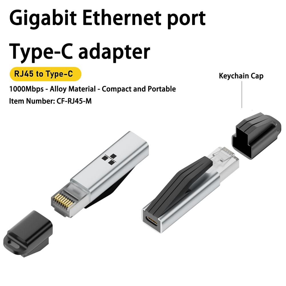 Gigabit Network Card - Type C to Ethernet Adapter 1000Mbps