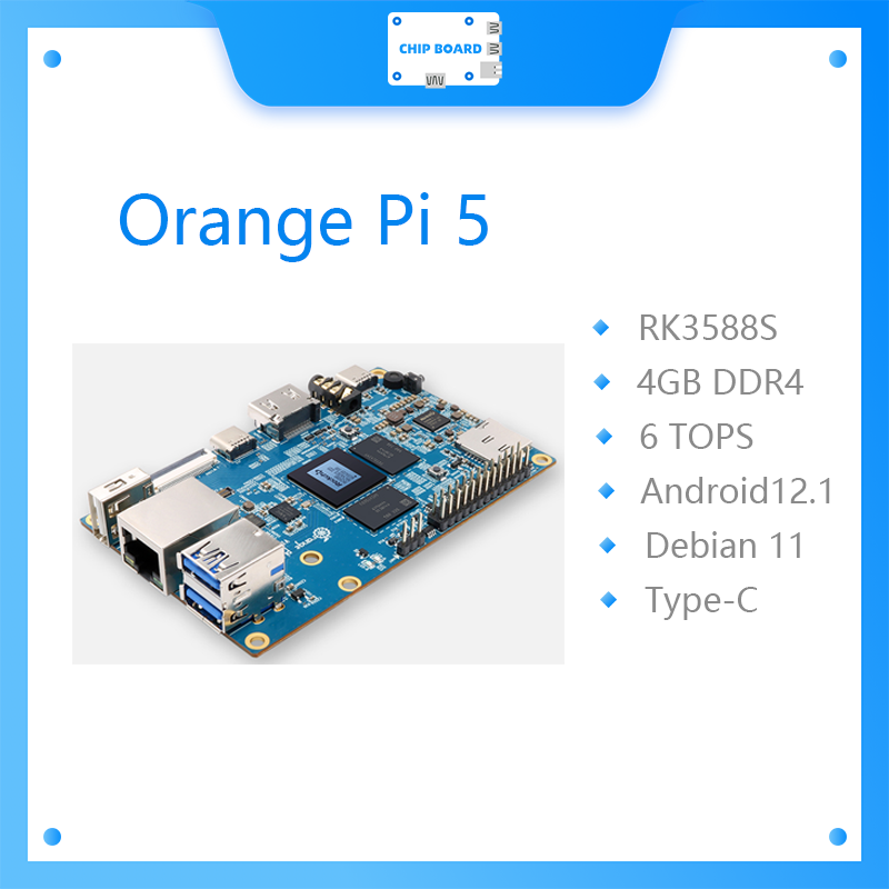 Gigabit Network Card - Orange Pi 5 4GB RK3588S,PCIE Module