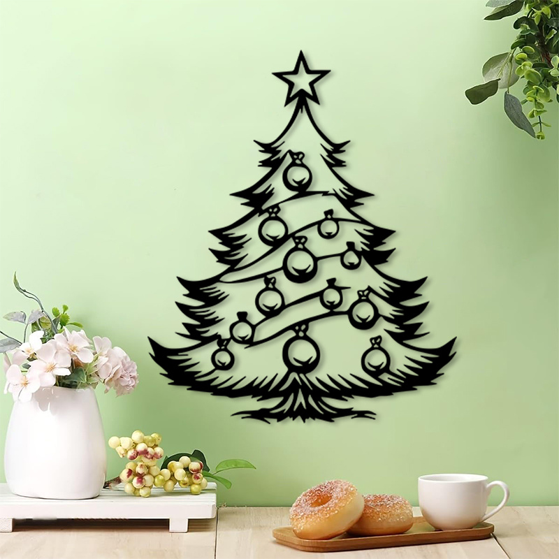 CIFBUY Laser Cut Tree Metal Wa - Tech Office Wall Art review and price